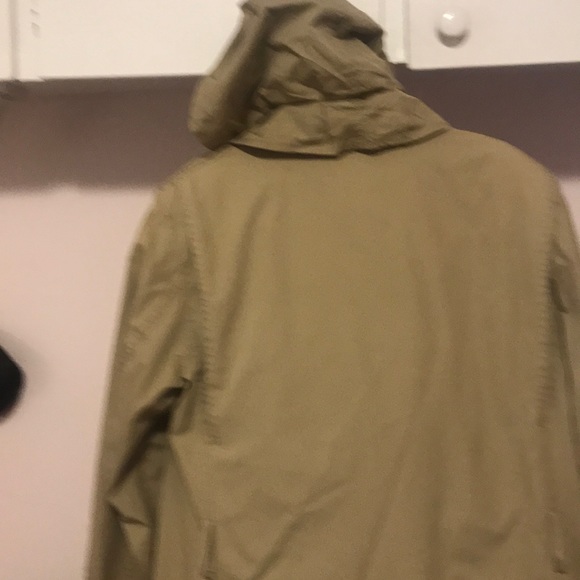 Khaki Kelvin Cline trench coat 51” - Picture 5 of 8